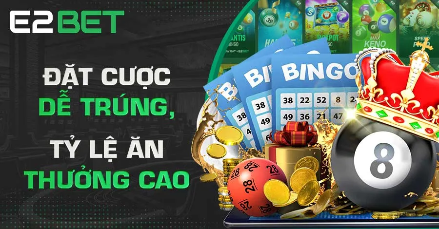 Xổ số E2bet được đánh giá cao về chất lượng và mức thưởng khủng